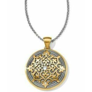 Brighton Journey to India Convertible Silver Gold Necklace PINK CITY NWT $108